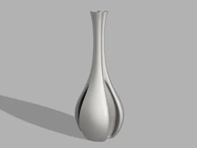 Bud vase 3D print model