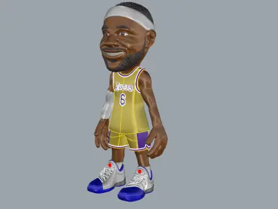 Lebron James 3D print model