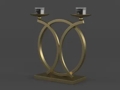 Candle Holder Free 3D model get