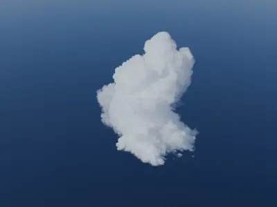 4 Free VDB Clouds Free 3D model