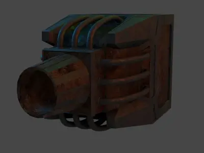 SCI-FI INDSUTRIAL THRUSTER 3D model