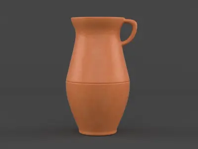 Clay Jug 3D model