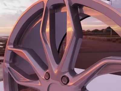 Car wheels 3D model buy