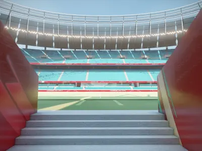 Tangier new stadium Free 3D model