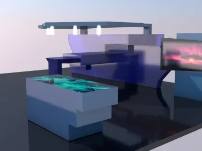 Exhibition Stands BIG PACK  Low-poly 3D model