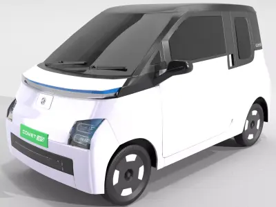 MG Comet Electrick Car White 3D model