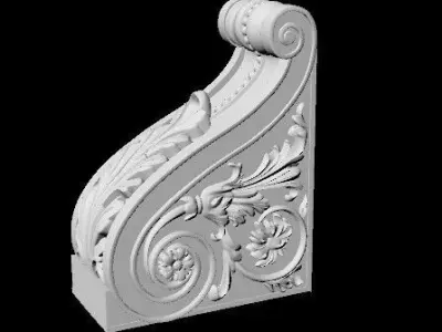 pilaster cnc furniture 3D model