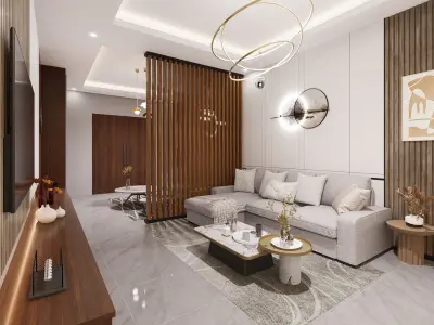 Scene D5 Interior design and 3d Interior model 3D model