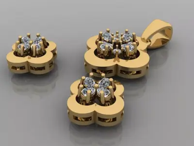 Fashion Pendent  3D print model