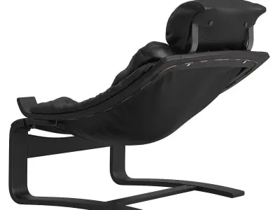 Kroken Loung Armchairs by Ake Fribyter for Nelo Mobel 3D model