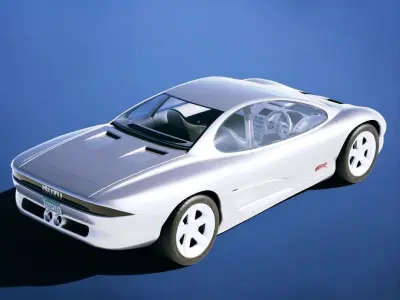 Isuzu 4200R Concept 1989 Low-poly 3D model
