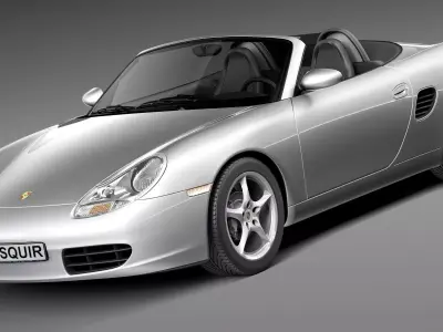 Porsche Boxster S 1996-2004 3D model