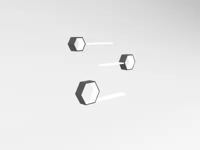 Wall Rack v1 008 Low-poly 3D model