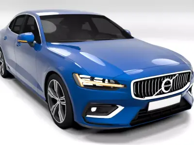 VOLVO S60 Low-poly 3D model