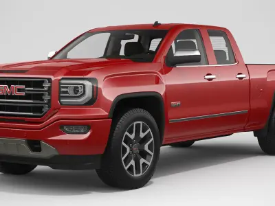 2017 GMC Sierra 1500 Double Cab All Terrain 3D model