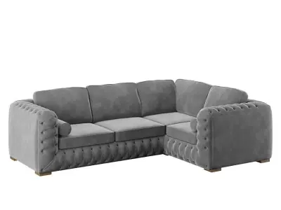 Sofa comfortable and luxury 3D model