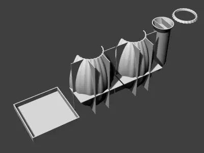 Elegant Vase Mold 3D print model