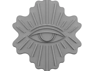 Eye Neon Sign 3D model