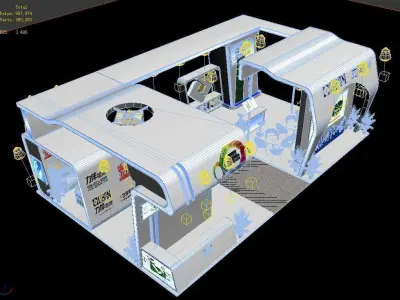 Exhibition - Area - 15X9-3DMAX2011-02 3D model