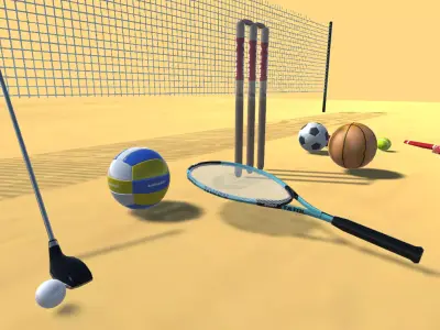 Free Sports Kit  Free 3D model