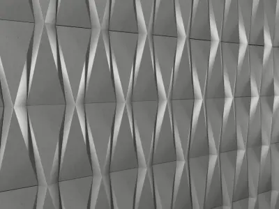 Decorative 3D panel Butterfly 3D model