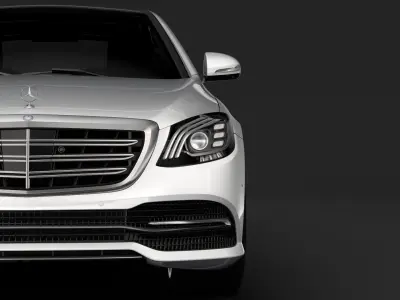 Mercedes Benz S 560 Lang 4MATIC V222 2018 3D model