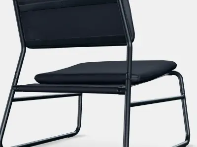 LINNEBACK Easy chair 1 3D model
