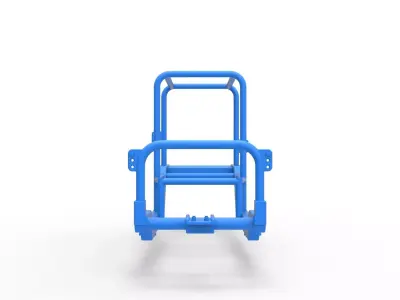 Frame of Vintage Supermodified stock car Scale 1 to 25 3D print model