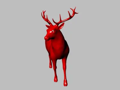2 models reindeers stl verified 3D print model