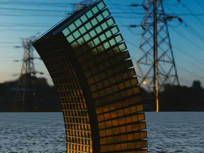 Flexible Building Low-poly 3D model