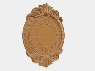 Wooden Clock Decor 3D print model purchase