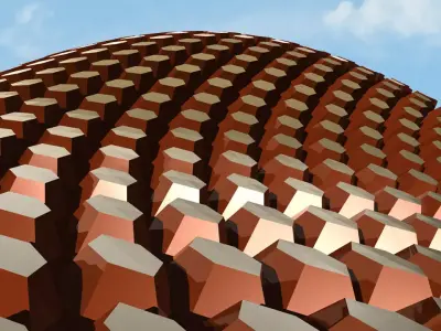 Parametric Facade Design Grasshopper Rhino Files Download 3D model