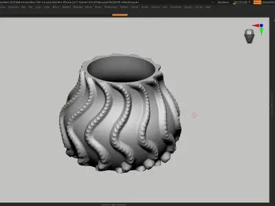 vase 3d print 551 3D print model