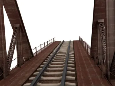 Railroad  Bridge 3D model