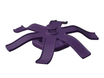 Plastic Highway Circular Bridge Toy 3D model
