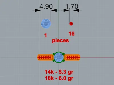 Soliter ring 3D print model 3D print model