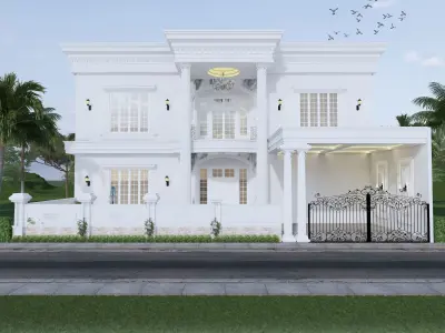 Luxury 2 Floor house design  3D model