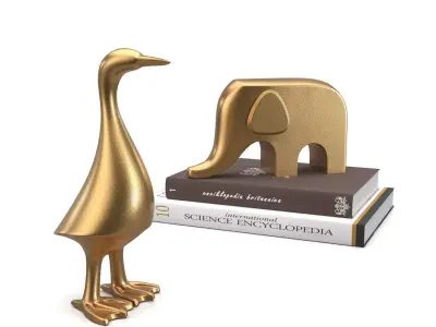 Metal Animal Decorative Objects PBR 3D model