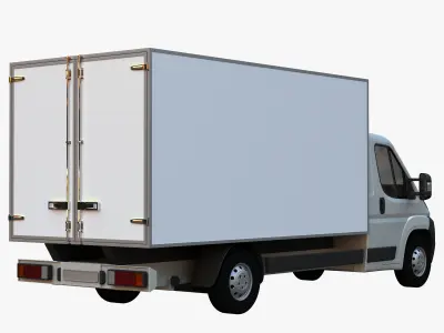 L4H1 truck isothermal van 3D model