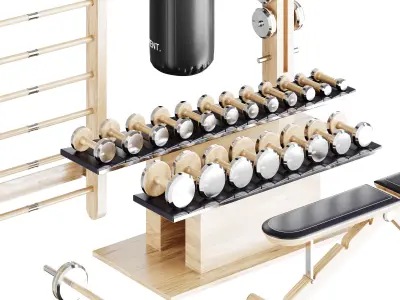 PENT luxury fitness equipment 3D model