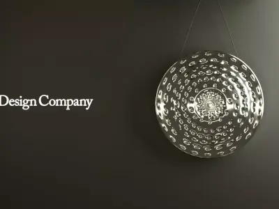 Hammered Metal Gong  Free 3D model