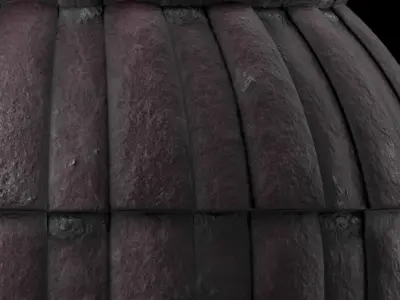 Roof Tile Materials 50- Concrete Roofing Seamless Pbr 4k Texture