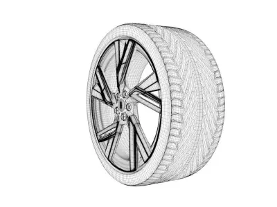 RS3 Wheel 3D model