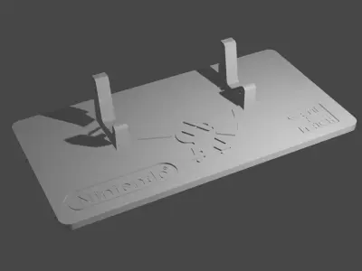 Zelda Game and Watch Stand for console - Goddess Hylia  3D model