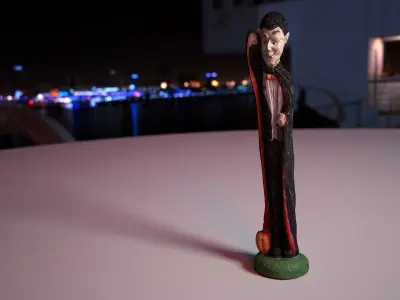 0002-10 Vampire Low-poly 3D model