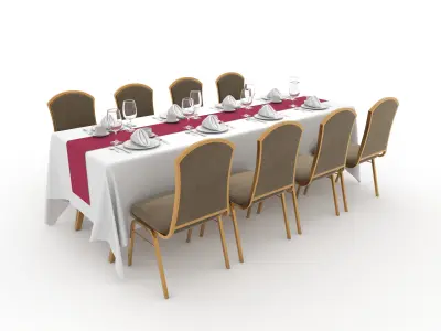 Collection Banquet Table and Chair 28