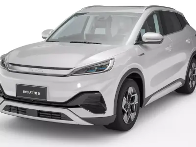 2024 BYD Atto 3 With Interior 3D model