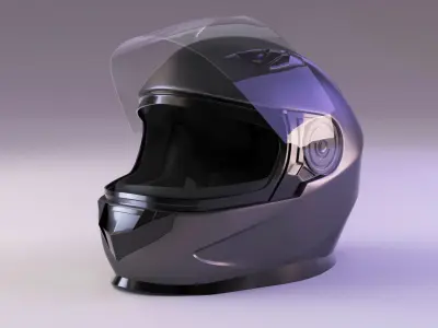 Acerbis X-STREET Helmet Low-poly 3D model