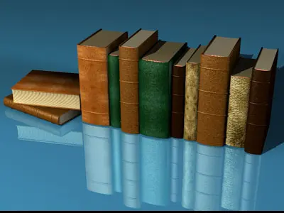 Old books 3D model