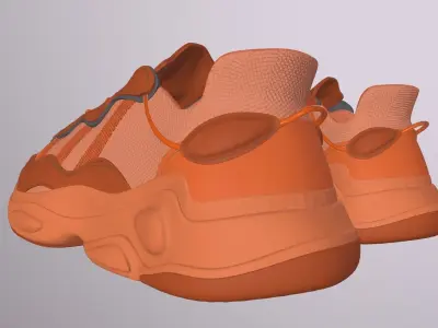 ADIDAS OZWEEGO SHOES PBR Low-poly 3D model